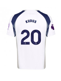 Tottenham Hotspur Mohammed Kudus #20 Domaci Dres 2025-26 Kratak Rukavima Tottenham Hotspur Mohammed Kudus #20 Domaci Dres 2025-26 Kratak Rukavima